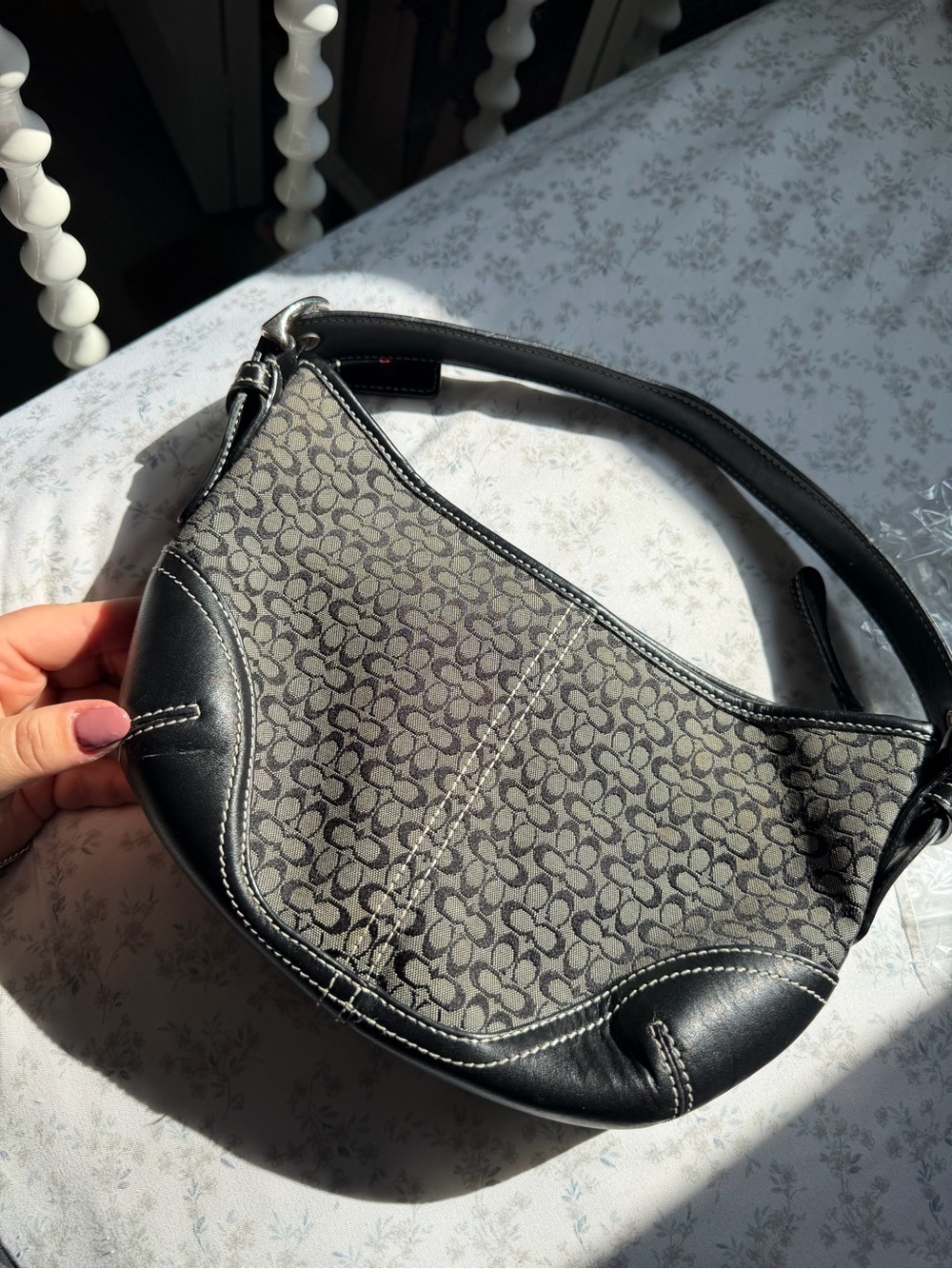 Coach hobo bag in black